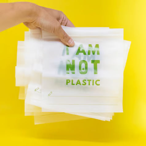 Bolsas herméticas reutilizables con cierre | Compostables