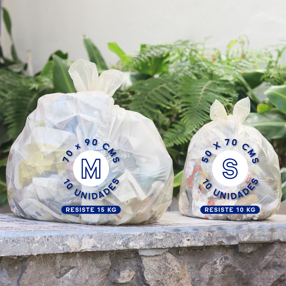 Bolsas de basura pequeñas - 100% recicladas 50x70cm