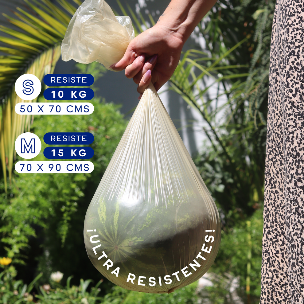Bolsas de basura pequeñas - 100% recicladas 50x70cm