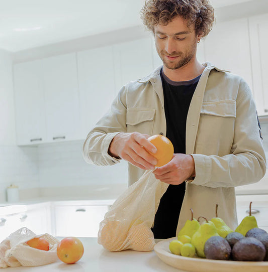 Bolsas reutilizables de algodón - 3 unidades