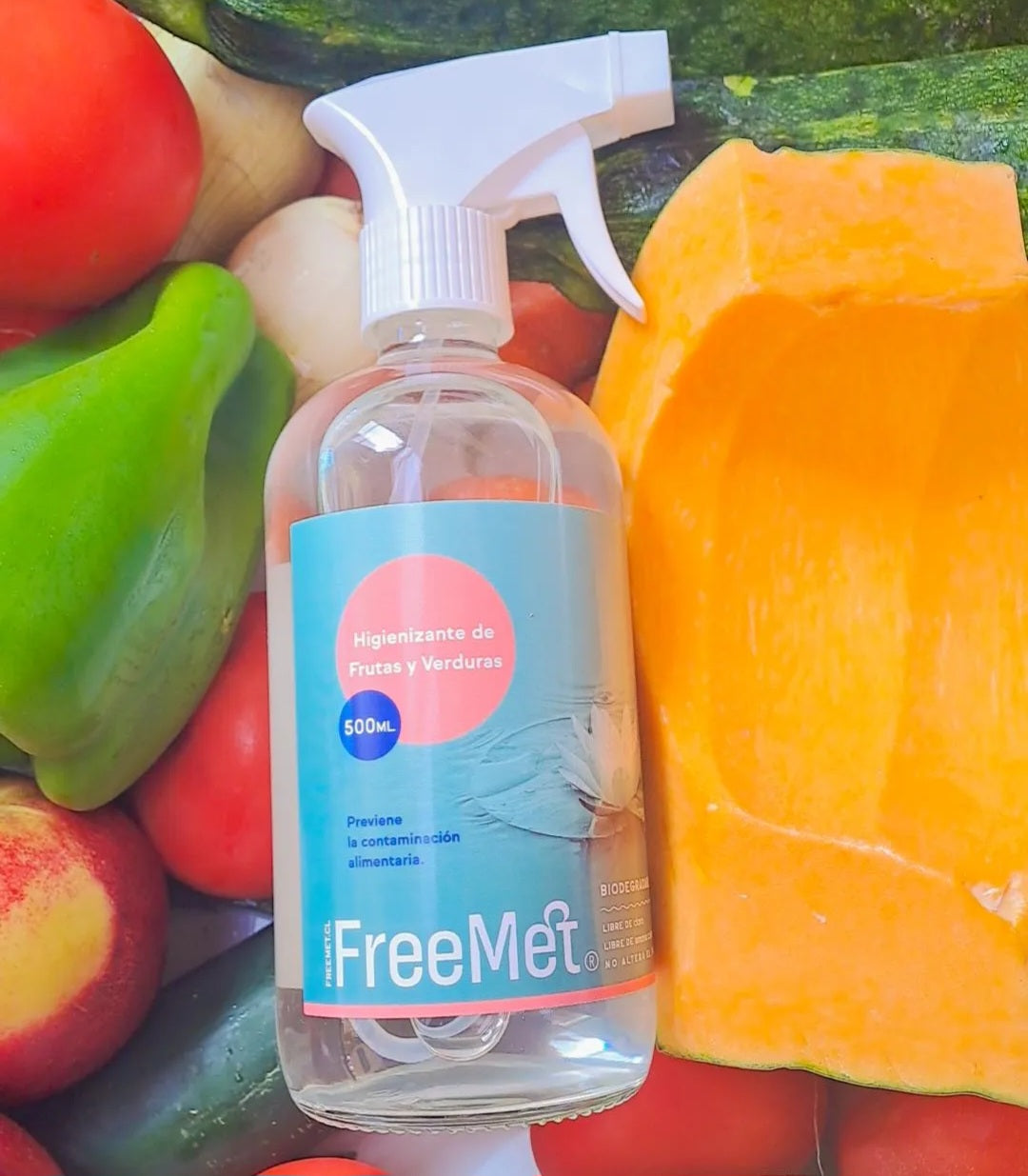 Higienizante de frutas y verduras FreeMet 500ml