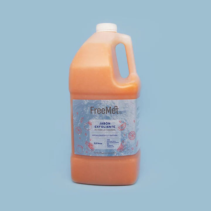 Jabón Exfoliante Natural FreeMet 3.8 Litros