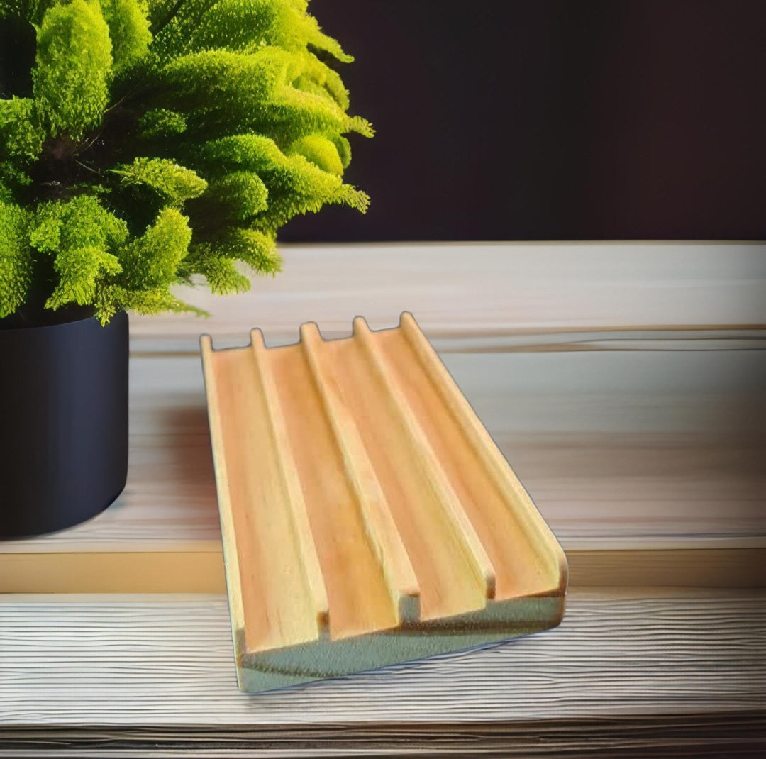 Jabonera de madera