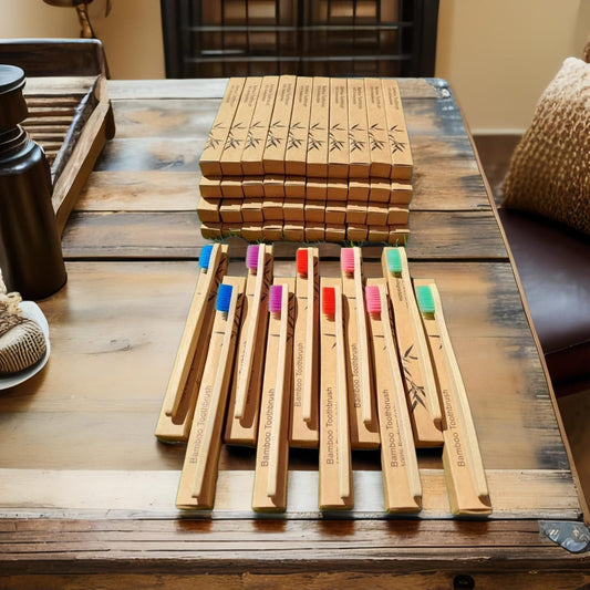 Cepillos de bambú al por mayor - 50 unidades