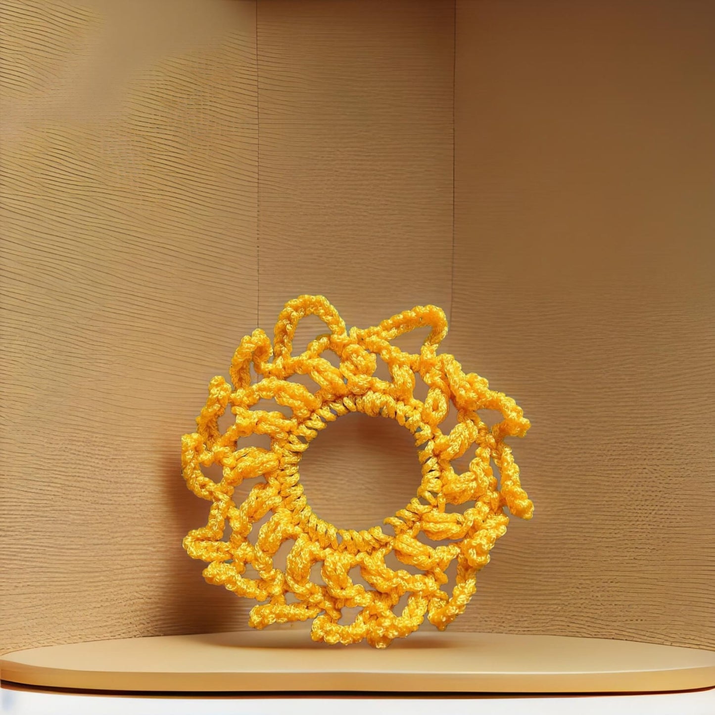 Colet tejido a crochet