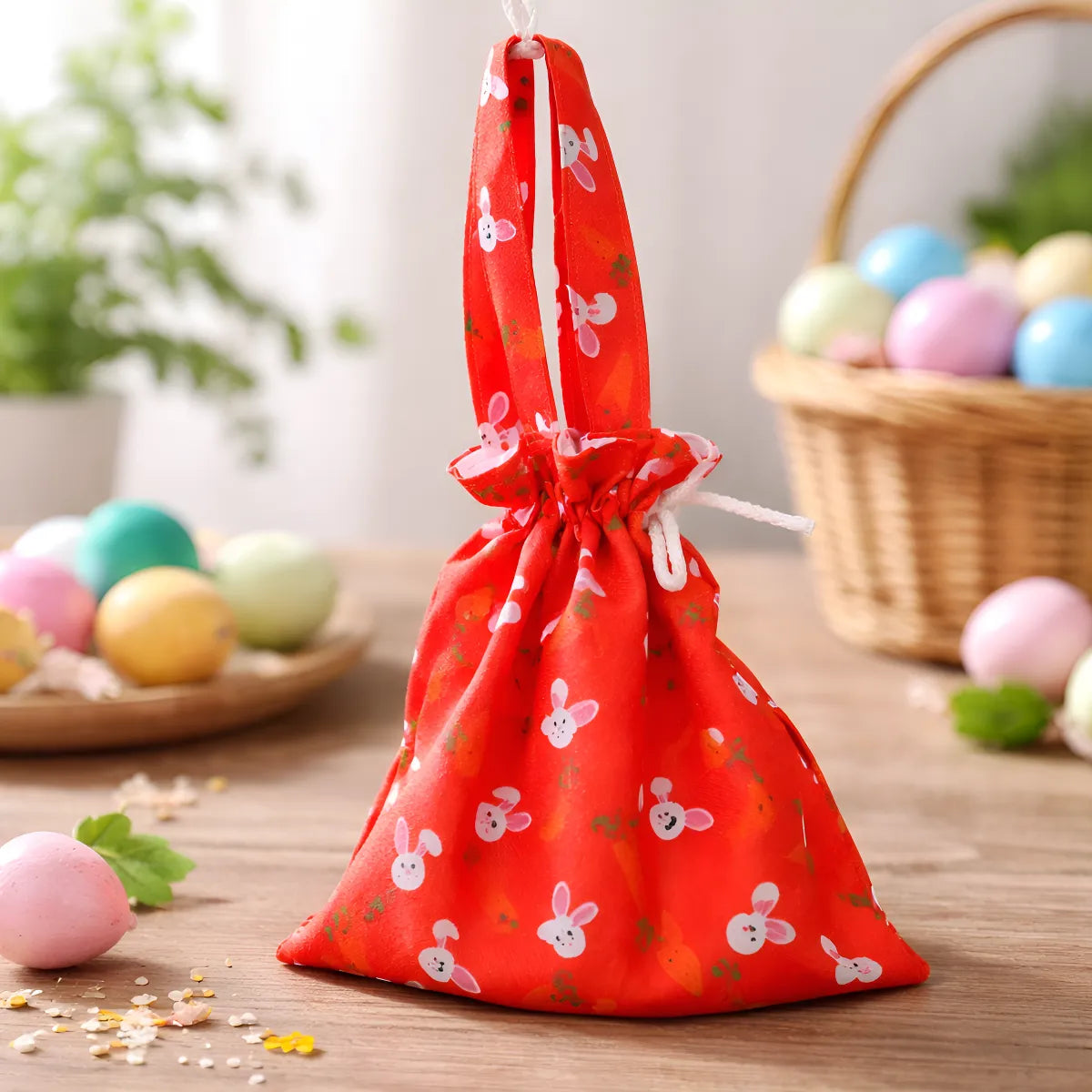 Bolsa de Tela Reutilizable para Huevitos de Pascua 🐣