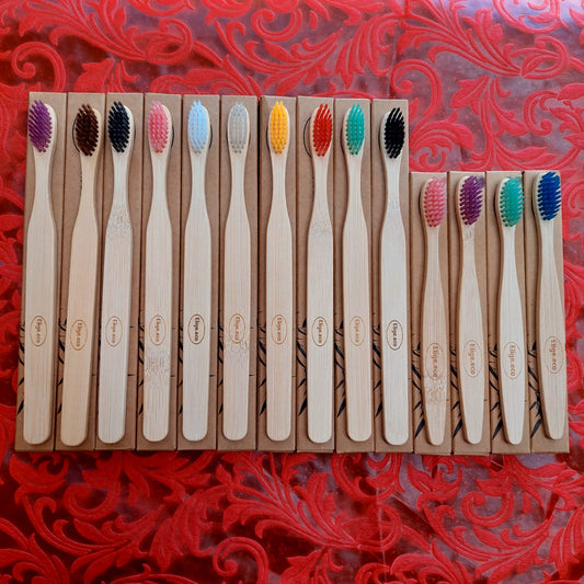 Cepillos de bambú al por mayor - 80 unidades