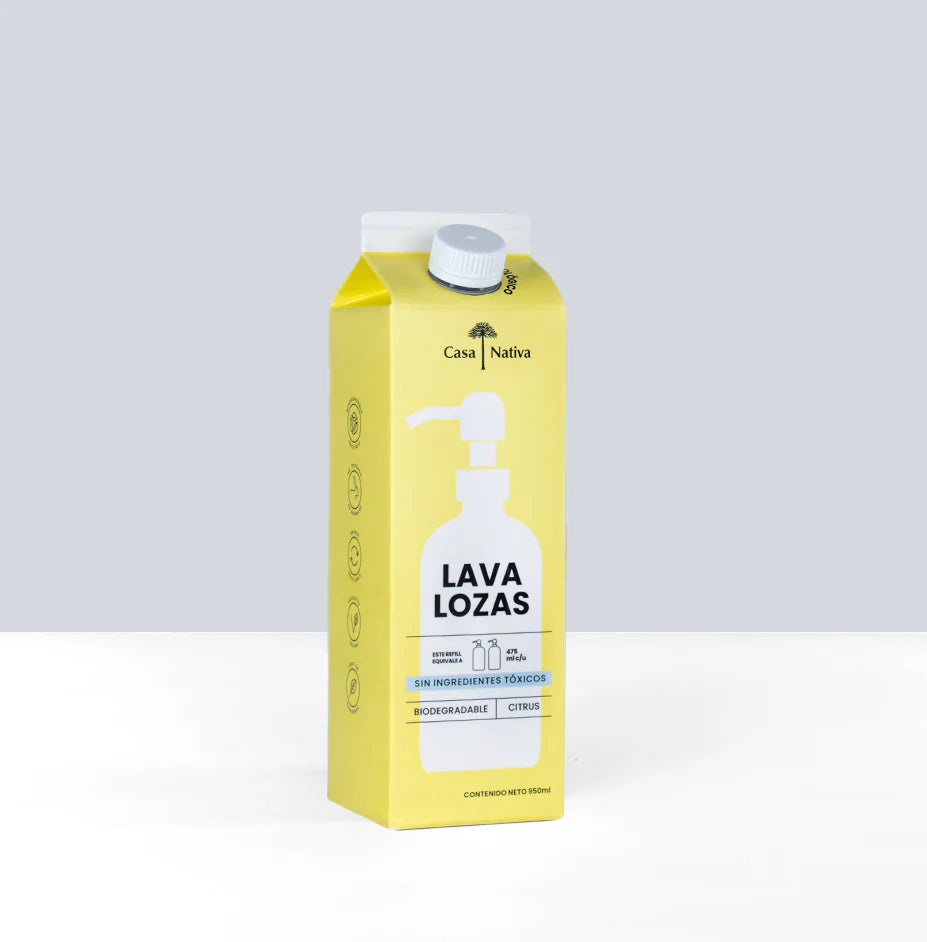 Lavaloza ultraconcentrado Citrus refill Casa Nativa 900ml
