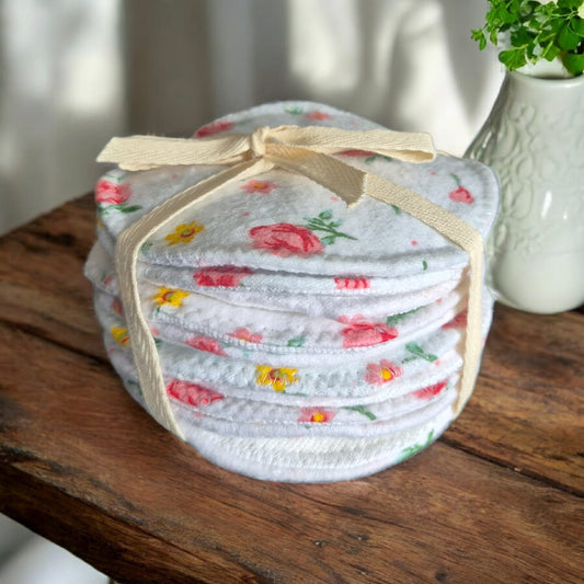 Pétalos desmaquillantes de tela reutilizables