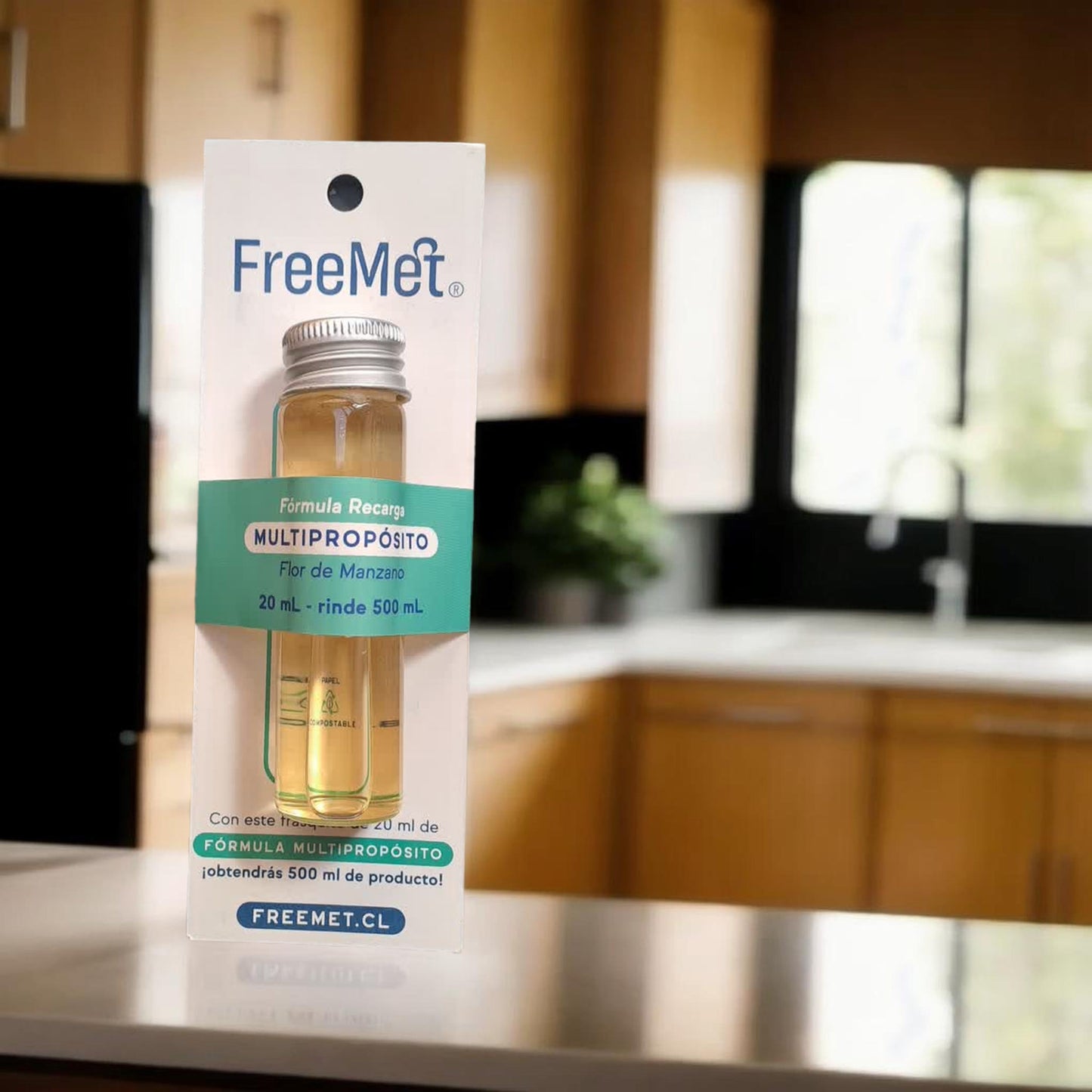 Limpiador multipropósito FreeMet 20ml rinde 500ml