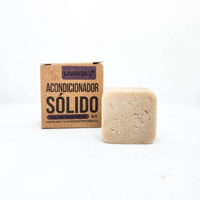 Acondicionador Sólido de Lavanda para Todo tipo de Cabello 40 g