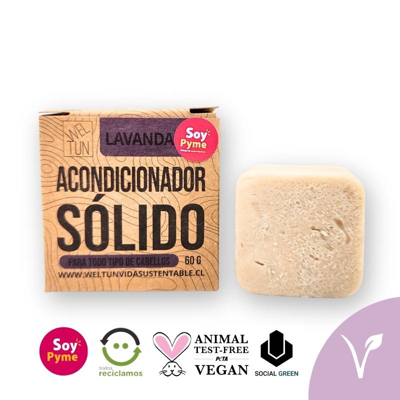 Acondicionador Sólido de Lavanda para Todo tipo de Cabello 40 g