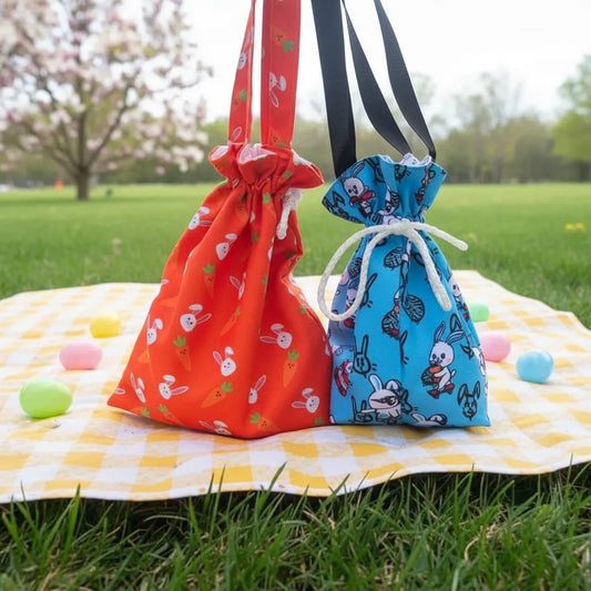 Bolsa de Tela Reutilizable para Huevitos de Pascua 🐣