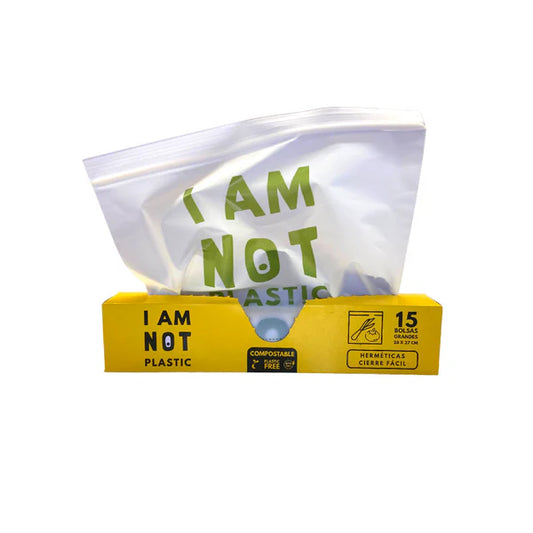 Bolsas Herméticas Grandes Compostable 28X27