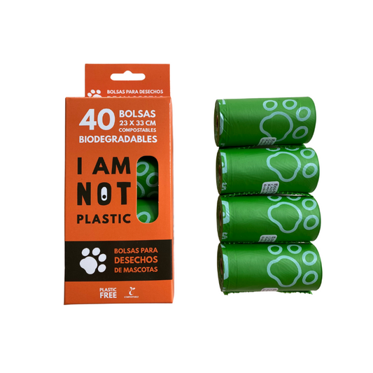 Bolsas para Desechos de Mascotas – 100% Compostables