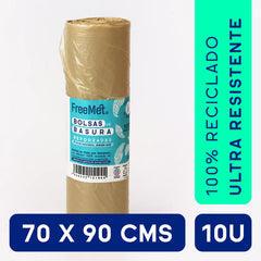 Bolsas de basura mediana - 100% recicladas 70x90cm