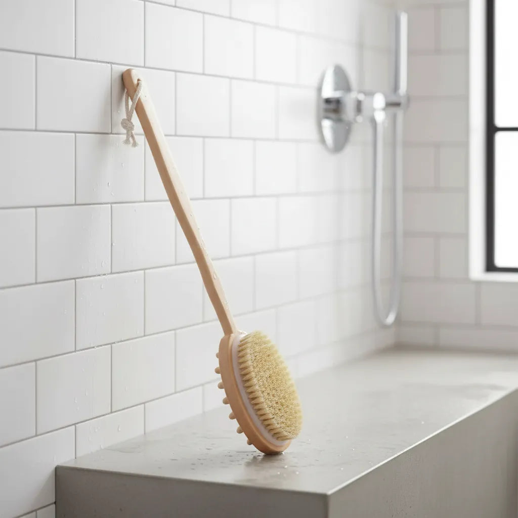 Cepillo de Ducha Exfoliante y Masajeador 40 cm
