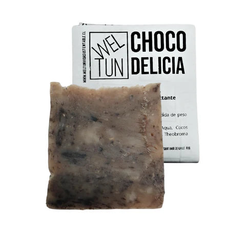 Jabón Artesanal Vegano Chocolate 110 g | Limpieza Suave y Nutritiva