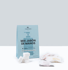 Jabón de manos mix aromas 4 recargas Casa Nativa