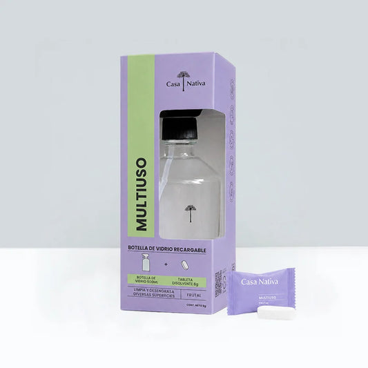 Limpiador Multiuso Botella + Tableta Casa Nativa