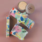 Pack menstruación consciente: Toallita reutilizable nocturna + jabón textil + bolsa impermeable + cinta de colgar