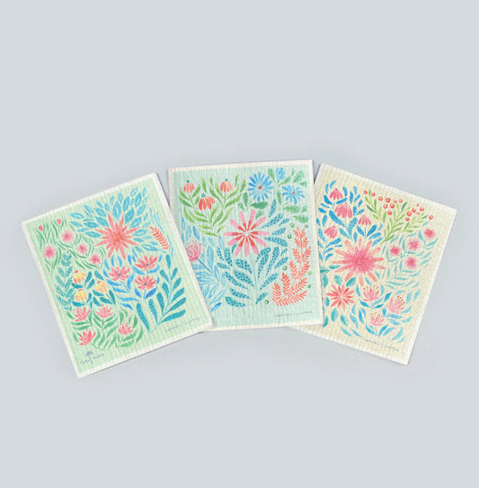 Pack paño esponja compostable absorbentes multiuso