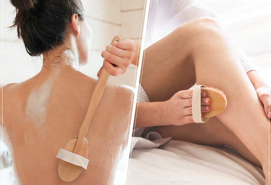 Cepillo de Ducha Exfoliante y Masajeador 35 cm
