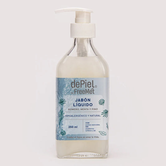 Jabón Líquido Hipoalergénico Y Natural 250ml Freemet