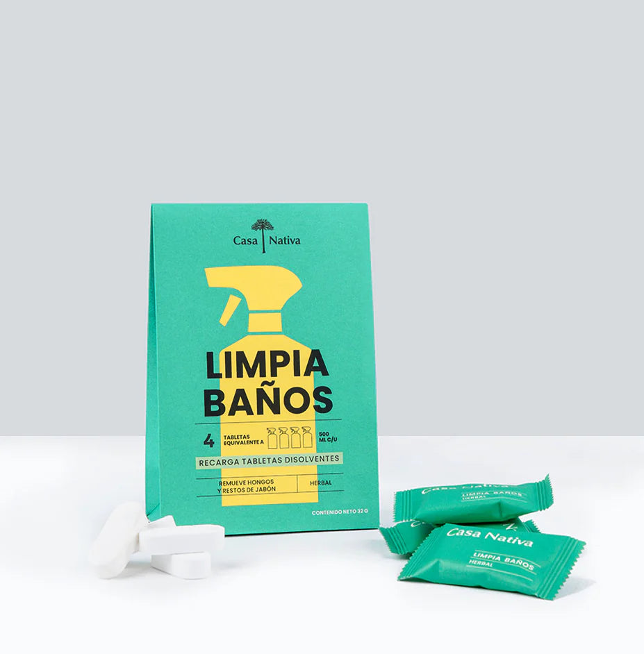 Limpiabaños 4 recargas Casa Nativa
