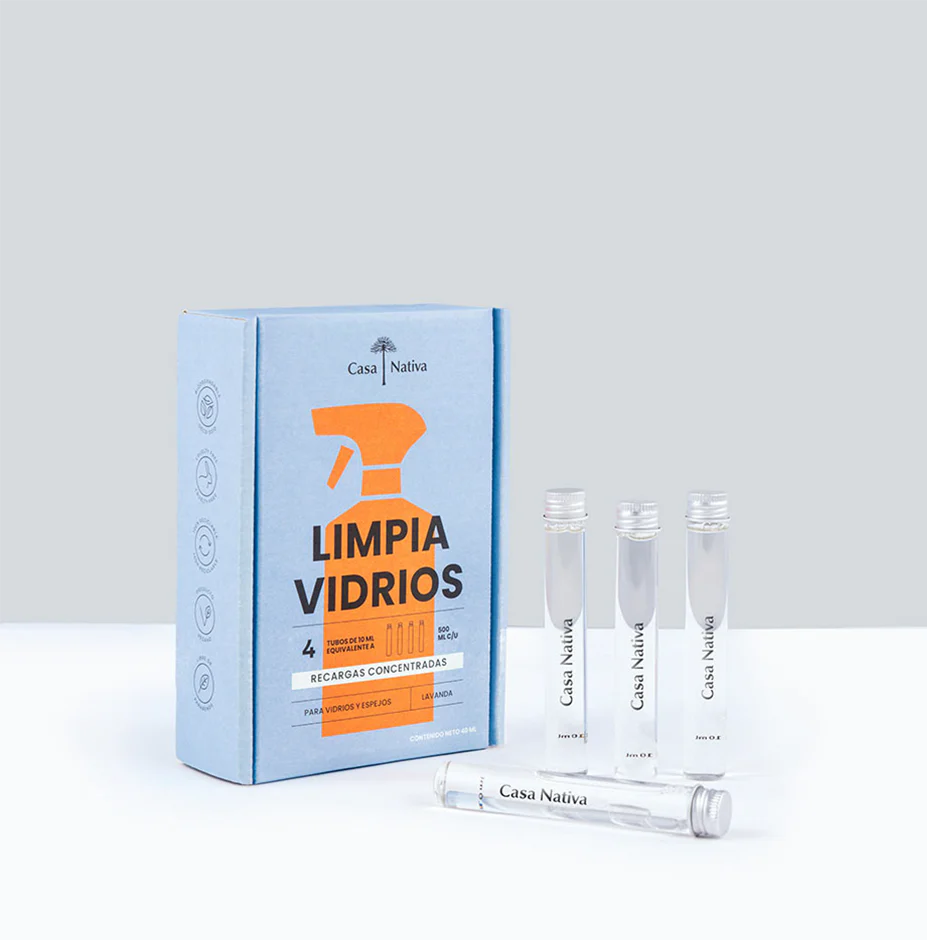 Limpiavidrios 4 recargas Casa Nativa