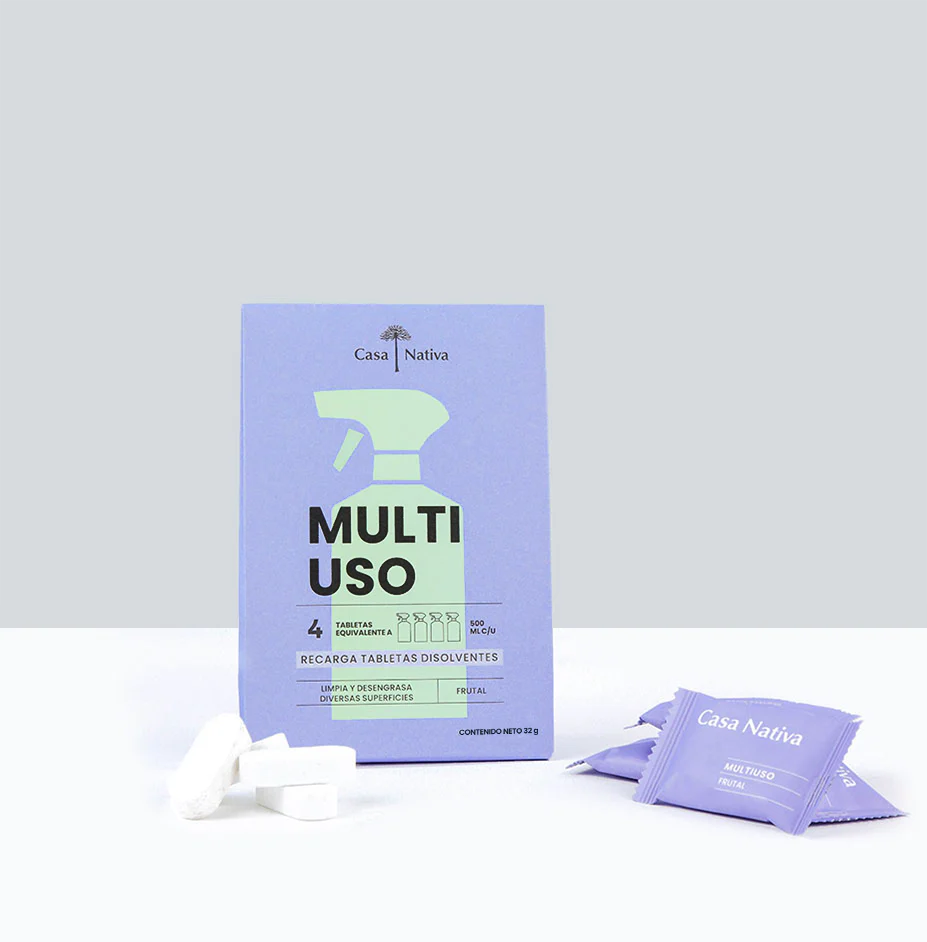 Limpiador multiuso 4 recargas Casa Nativa