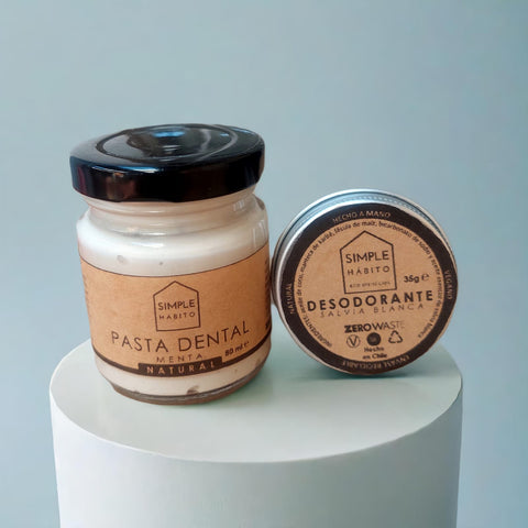 Pasta dental + Desodorante natural