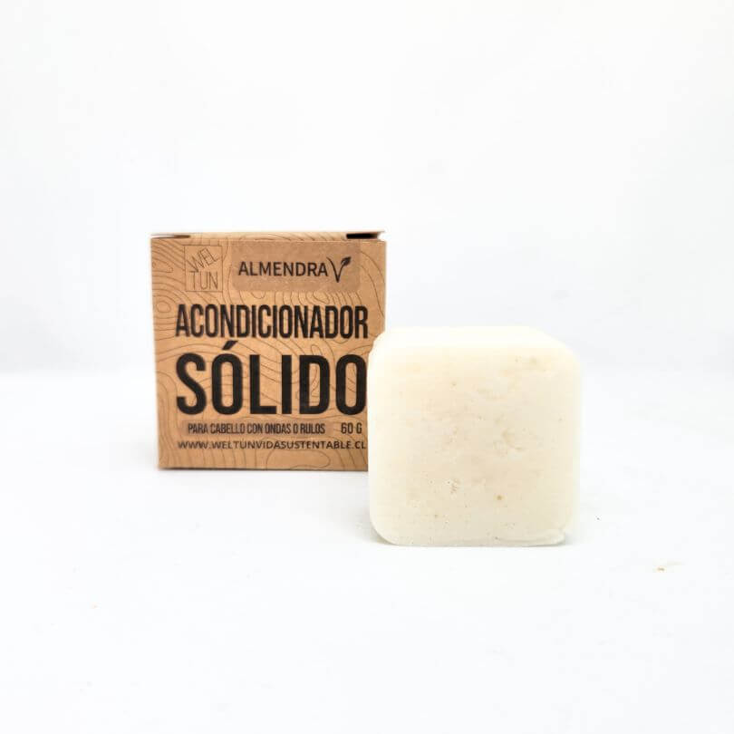 Acondicionador Sólido de Almendra para Ondas y Rulos 40 g