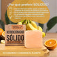 Acondicionador Sólido de Naranja - Plátano para Cabello Seco 40 g