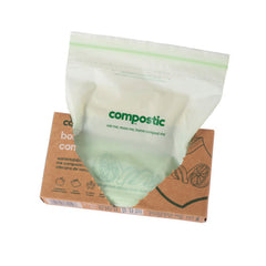 Bolsas herméticas reutilizables con cierre | Compostables