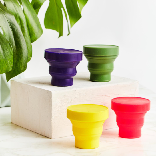 Vaso esterilizador para copa menstrual